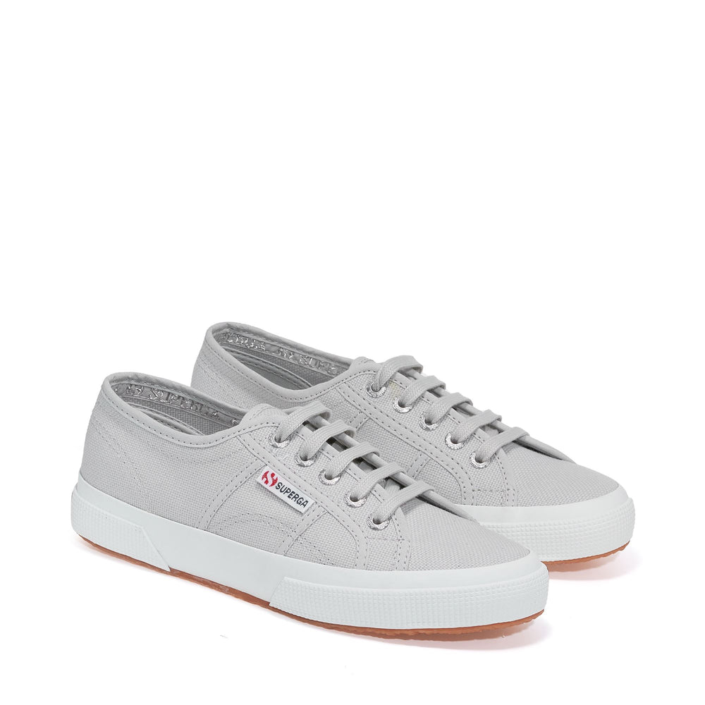 Klassische Unisex-Sneaker in Grau mit Obermaterial aus Baumwolle 02