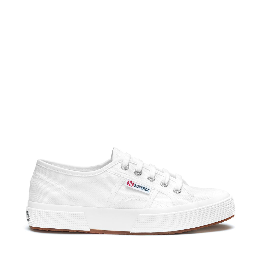 Classic Unisex Sneakers in White with Cotton Upper 01