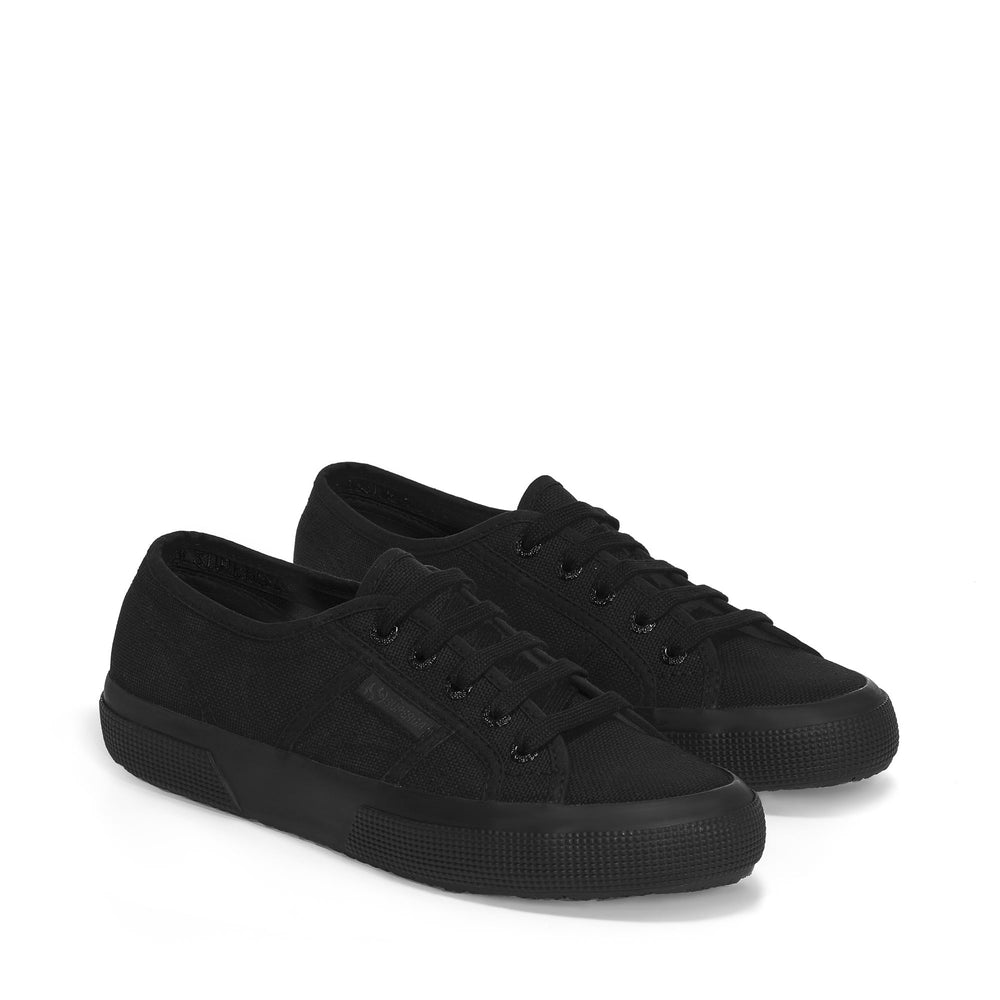 Unisex Classic Total Black Sneakers mit Obermaterial aus Baumwolle 02