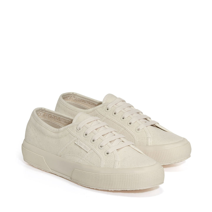 Unisex Classic Total Beige Sneakers with Cotton Upper 2