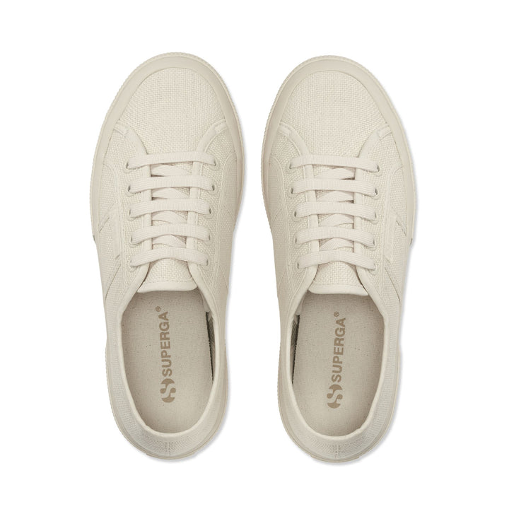 Unisex Classic Total Beige Sneakers with Cotton Upper 4