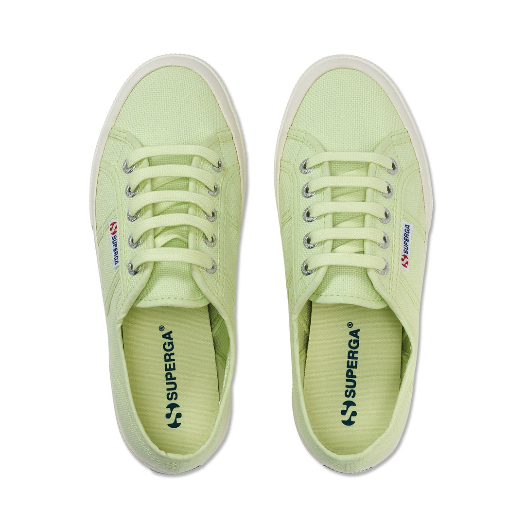 Classic Unisex Sneakers in Green with Cotton Upper main