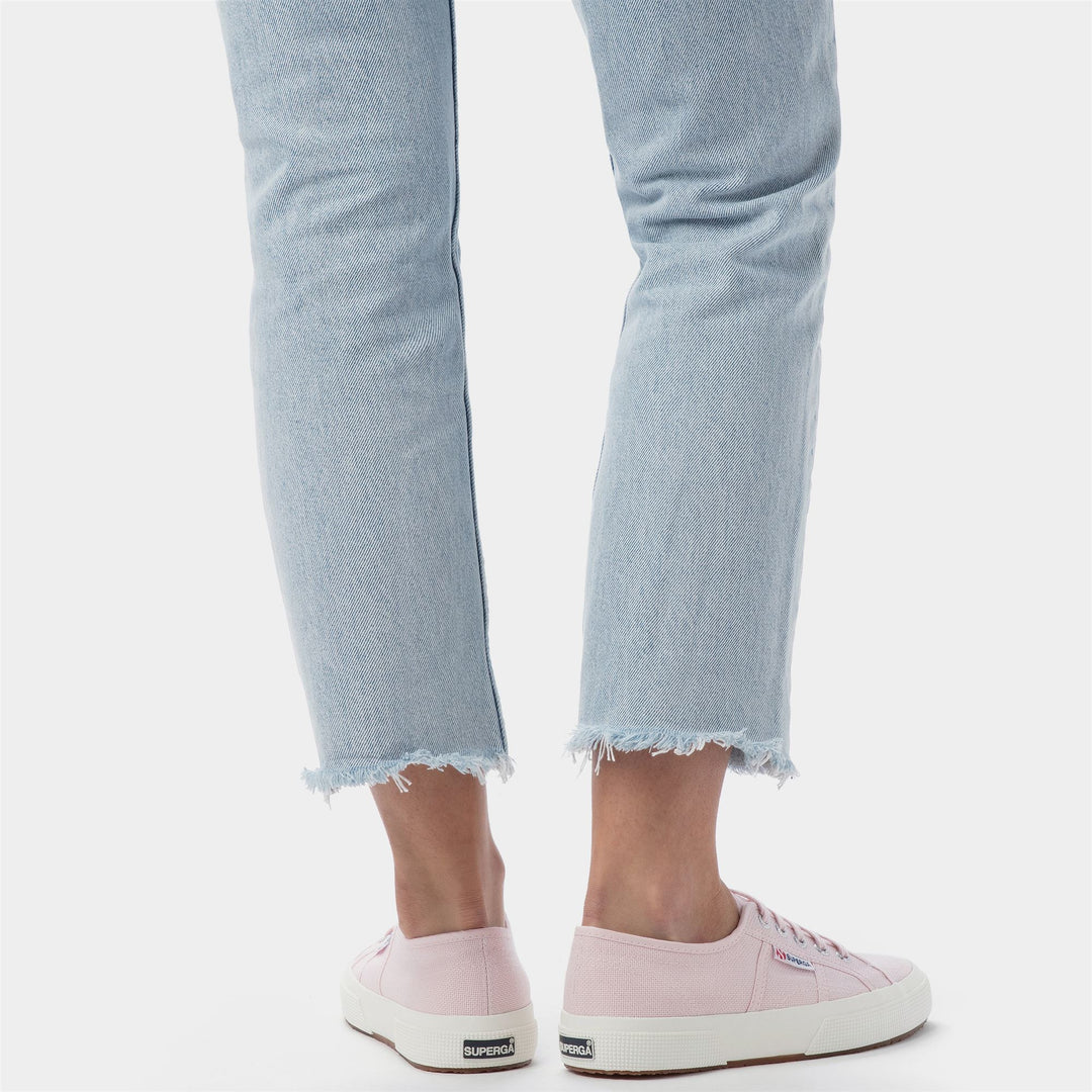 Sneakers Classiche Unisex Colore Rosa con Tomaia in Cotone main