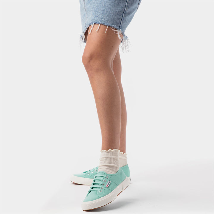 Classic Unisex Sneakers in Green with Cotton Upper 6