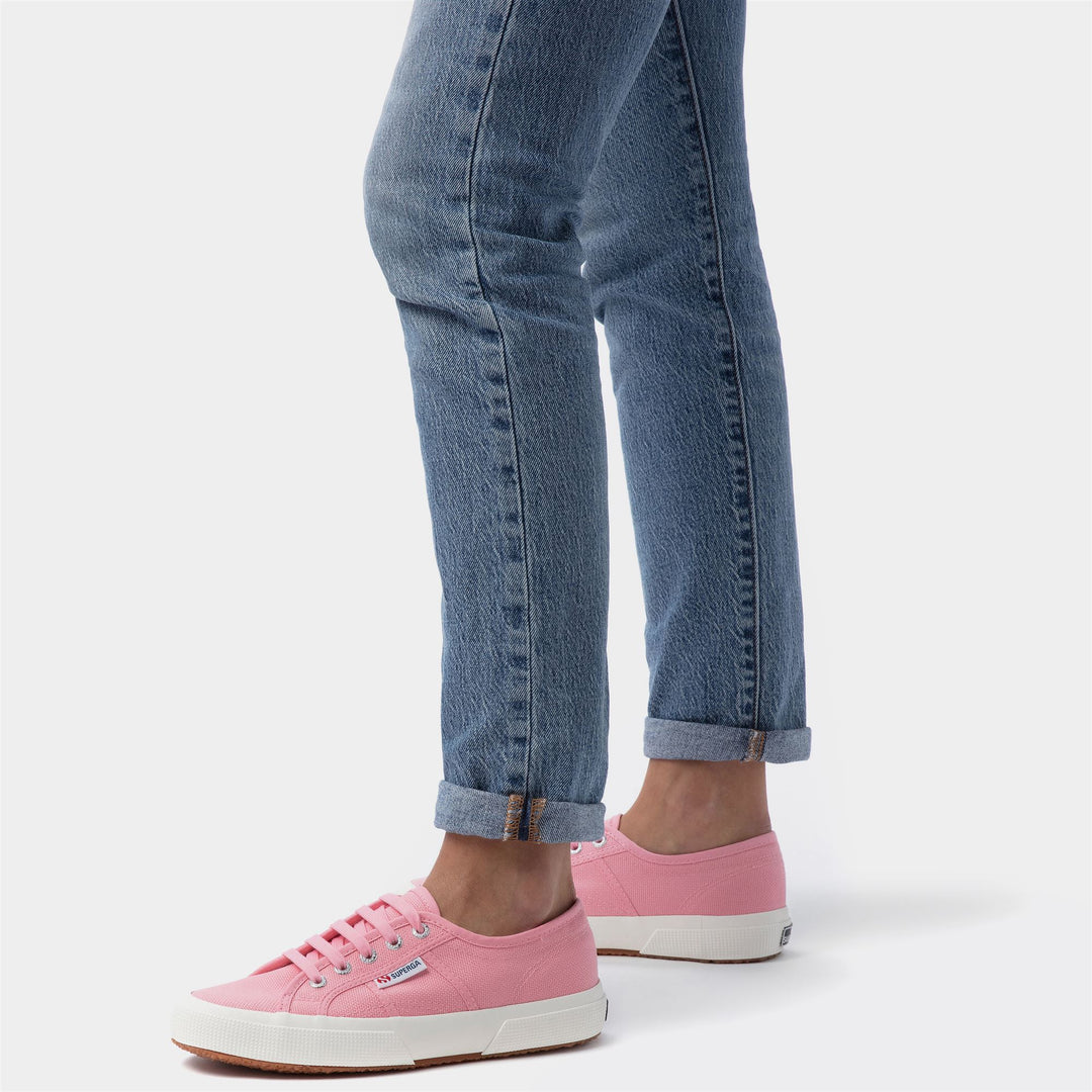 Classic Unisex Sneakers in Pink with Cotton Upper main