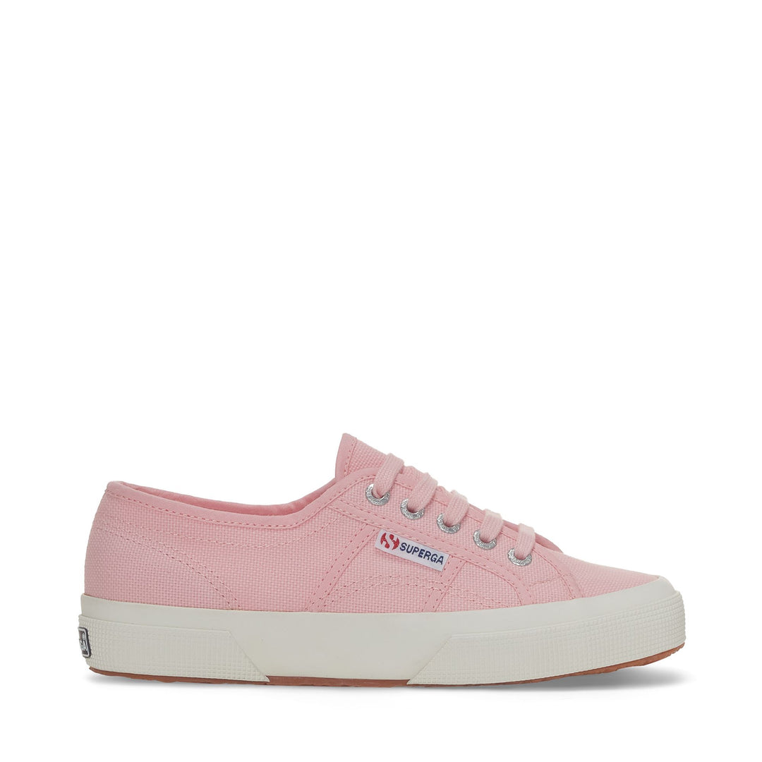 Klassische Unisex-Sneaker in Rosa mit Obermaterial aus Baumwolle 01