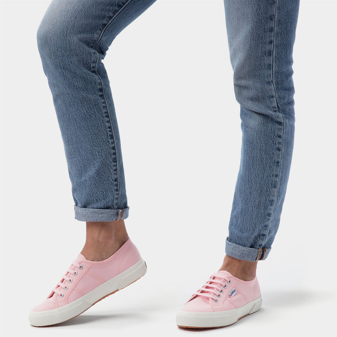 Classic Unisex Sneakers in Pink with Cotton Upper main
