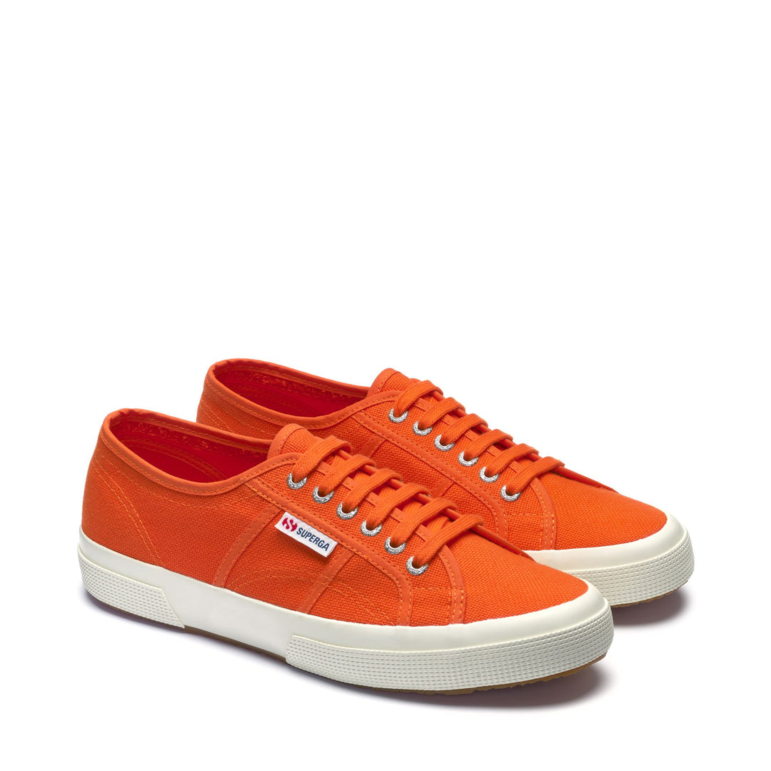 Classic Unisex Sneakers in Orange with Cotton Upper main