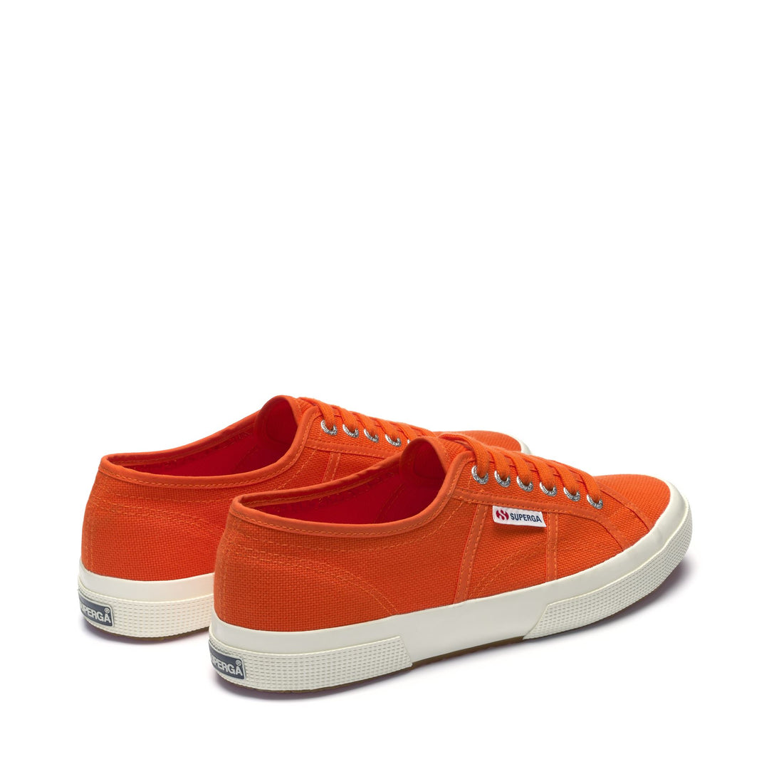 Classic Unisex Sneakers in Orange with Cotton Upper main