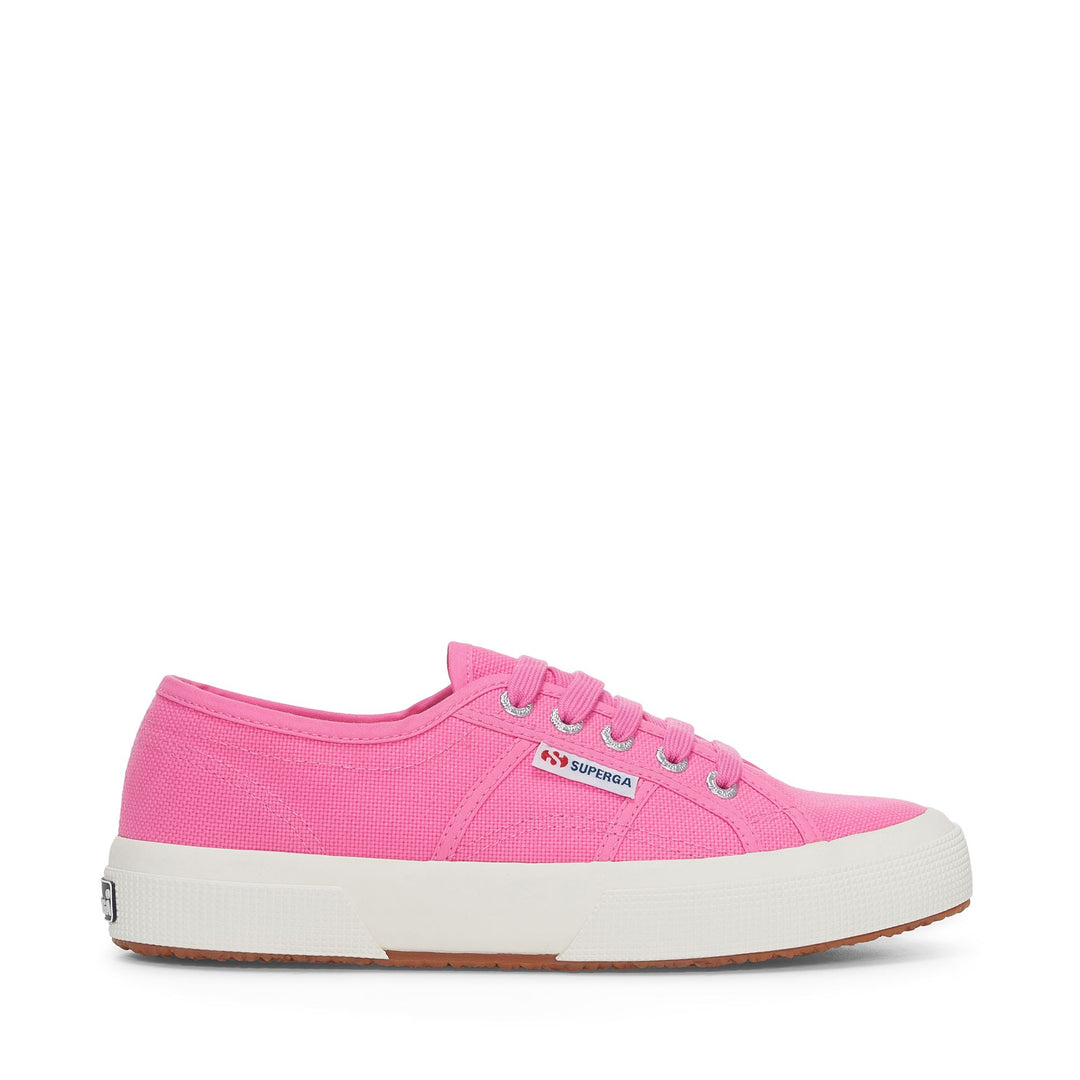 Klassische Unisex-Sneaker in Rosa mit Obermaterial aus Baumwolle 01