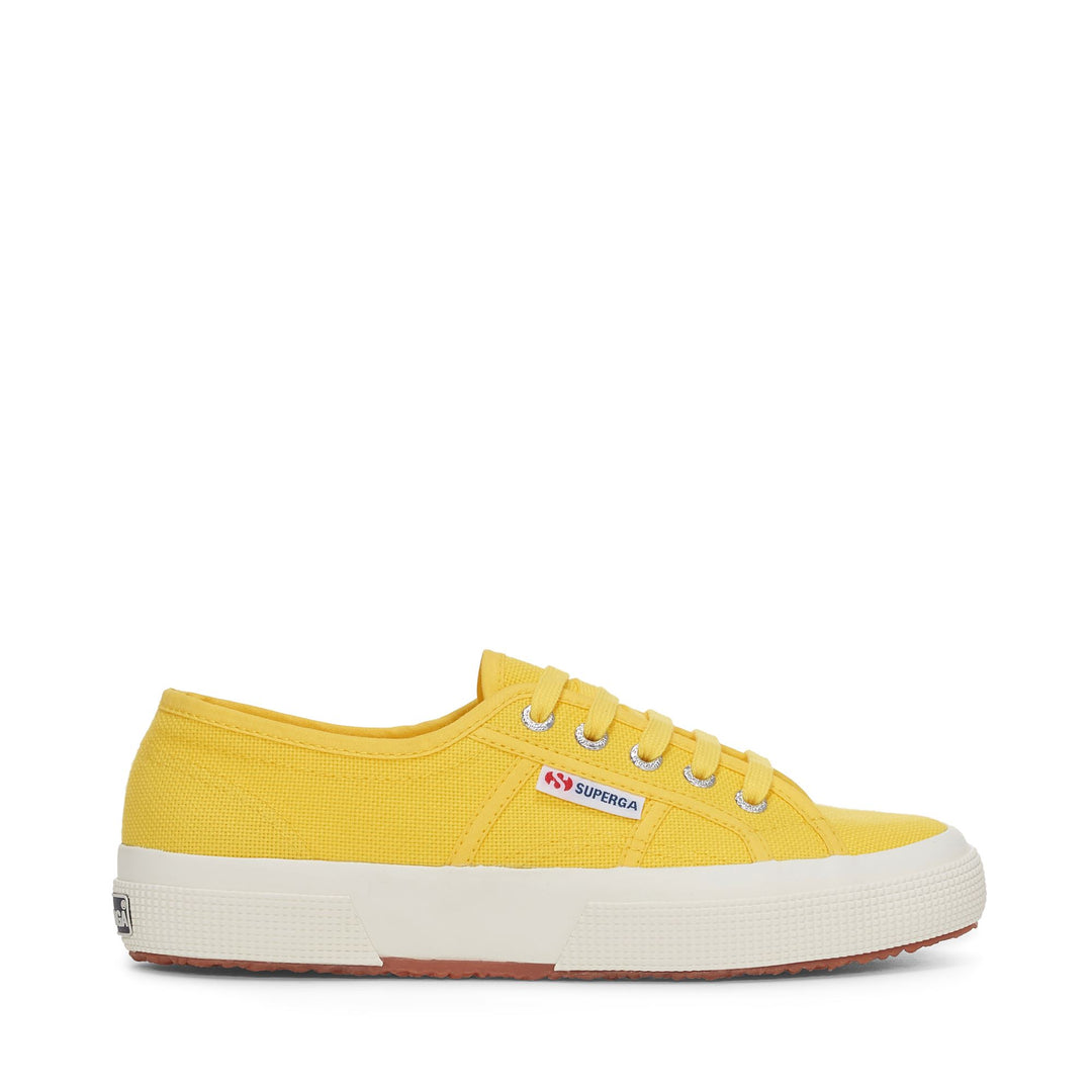 Classic Unisex Sneakers in Yellow with Cotton Upper 01
