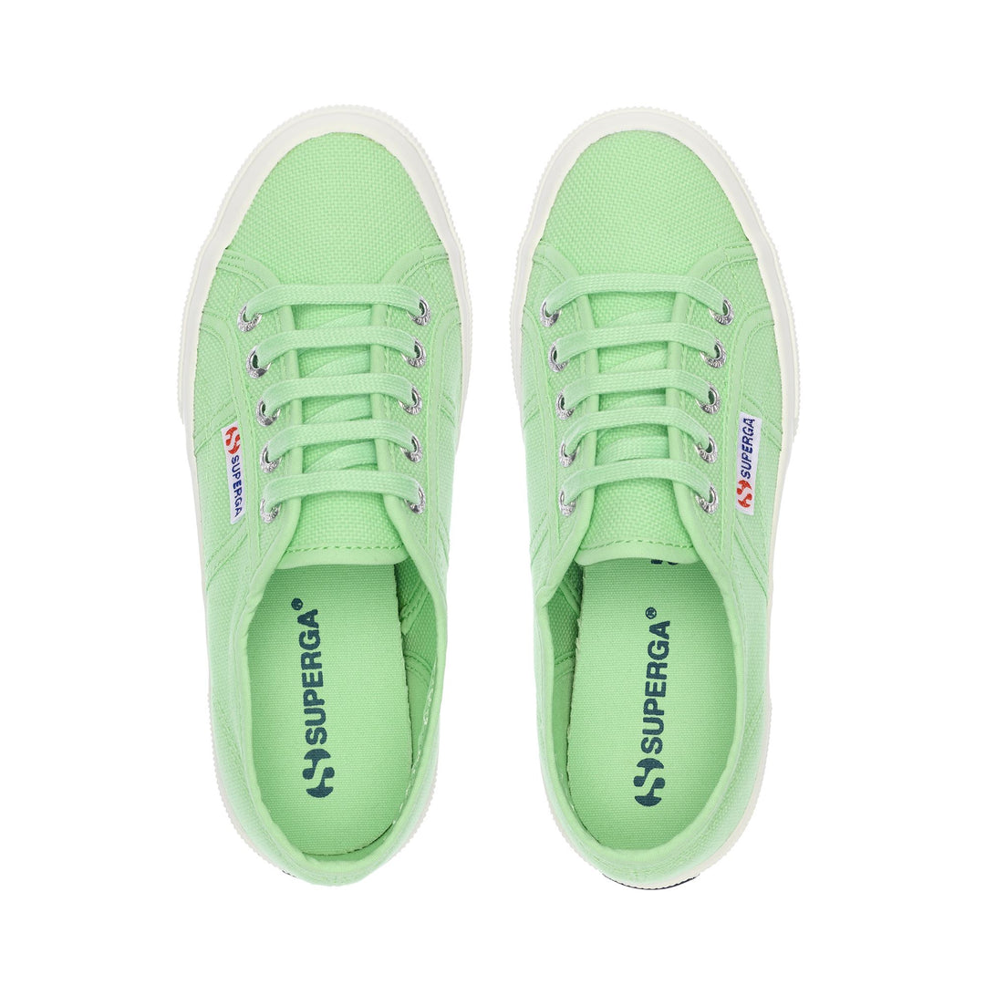 Classic Unisex Sneakers in Green with Cotton Upper main