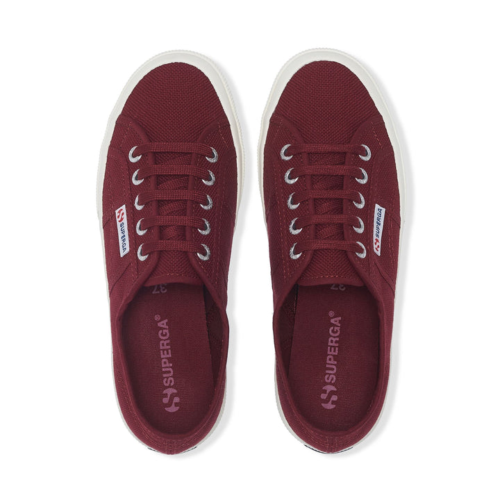 Classic Unisex Sneakers in Bordeaux with Cotton Upper 4