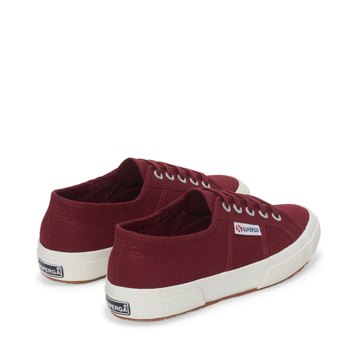 Classic Unisex Sneakers in Bordeaux with Cotton Upper 3