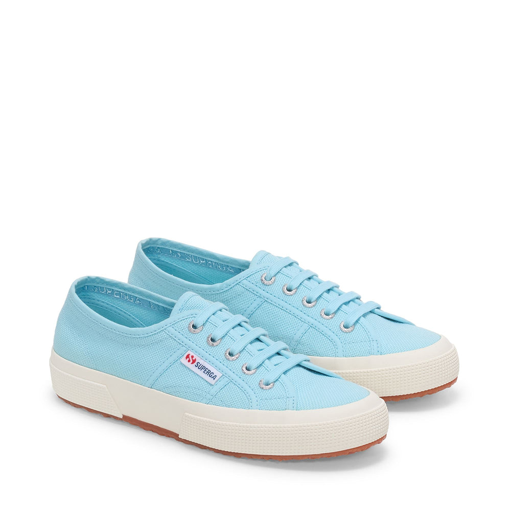 Classic Unisex Sneakers in Light Blue with Cotton Upper 02