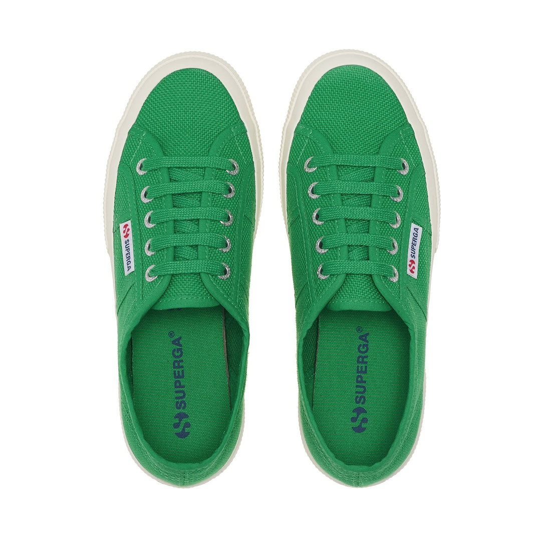 Unisex Classic Green Sneakers with Cotton Upper main