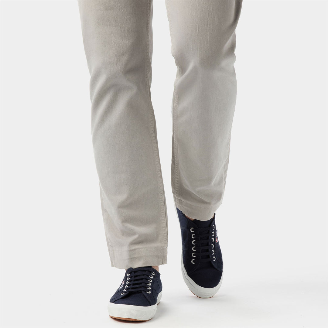 Sneakers Classiche Unisex Colore Blu con Tomaia in Cotone main