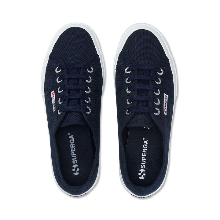 Sneakers Classiche Unisex Colore Blu con Tomaia in Cotone 4