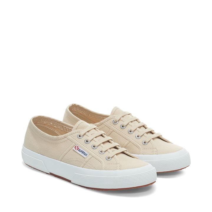 Unisex Classic Beige Sneakers with Cotton Upper 2