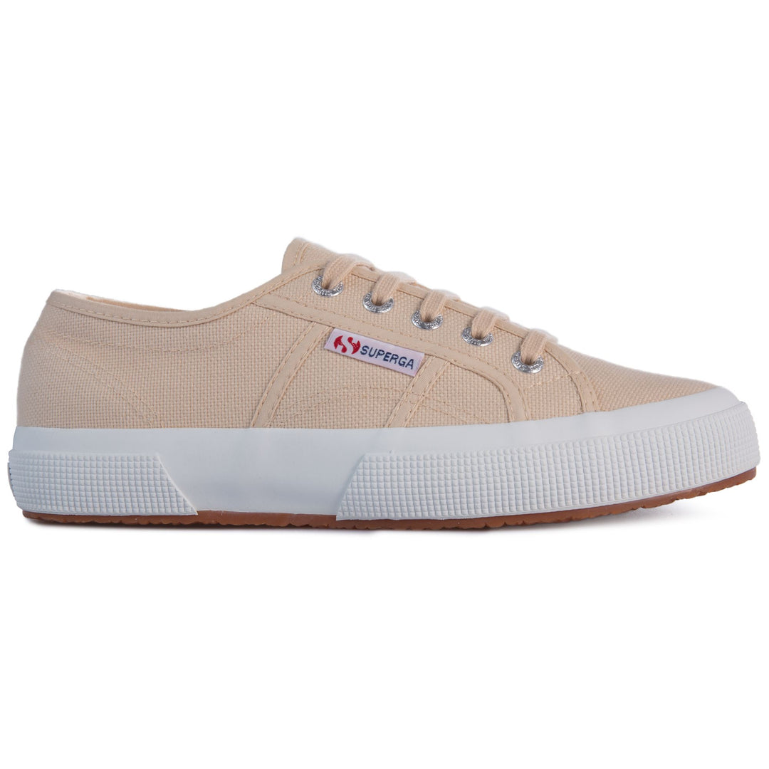 Unisex Classic Beige Sneakers with Cotton Upper main