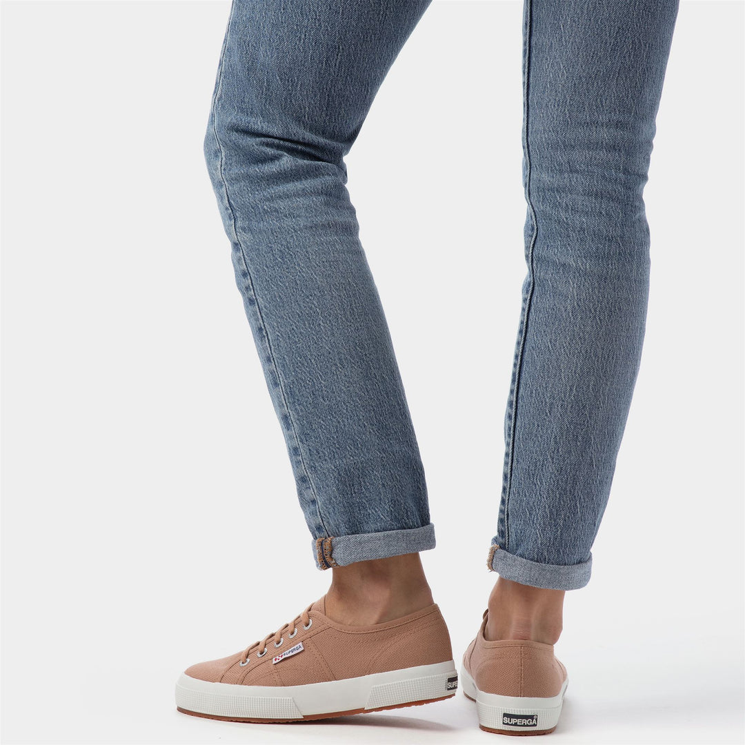 Classic Unisex Sneakers in Brown with Cotton Upper main