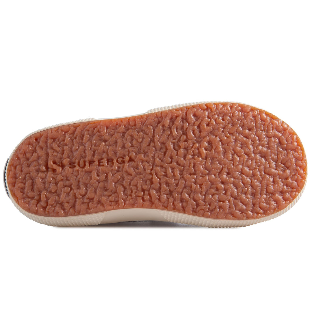 Klassische blaue Kinder-Sneaker mit Obermaterial aus Baumwolle main