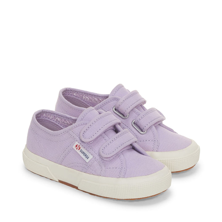 Klassische violette Kinder-Sneaker mit Obermaterial aus Baumwolle 2