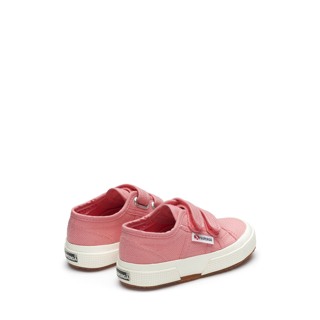 Klassische rosa Kinder-Sneaker mit Obermaterial aus Baumwolle main