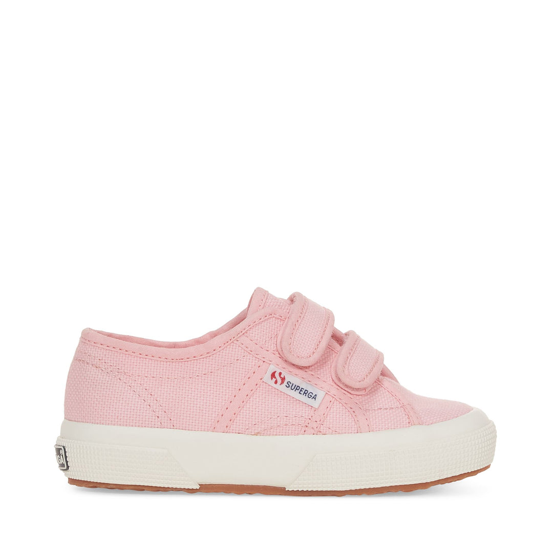 Kinder-Sneaker in Rosa mit Obermaterial aus Baumwolle 01