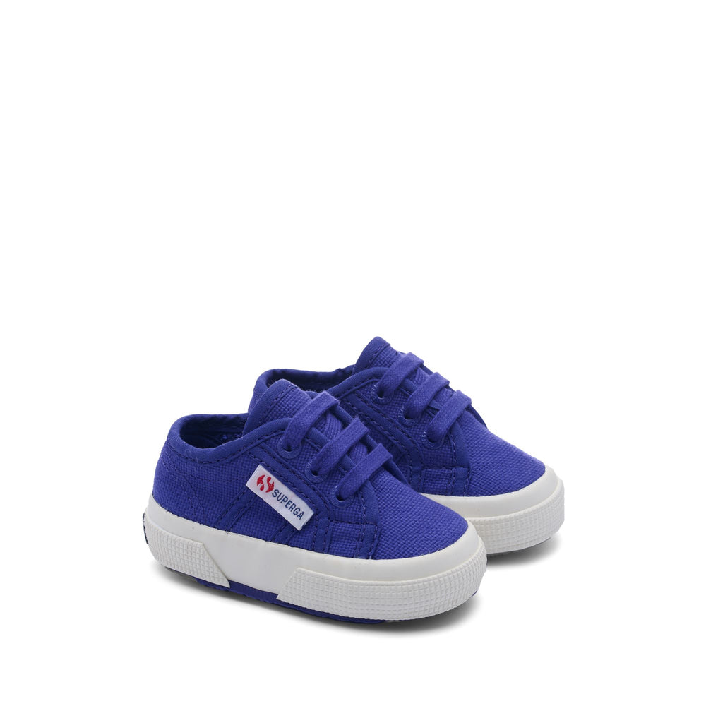 Klassische blaue Kinder-Sneaker mit Obermaterial aus Baumwolle 02