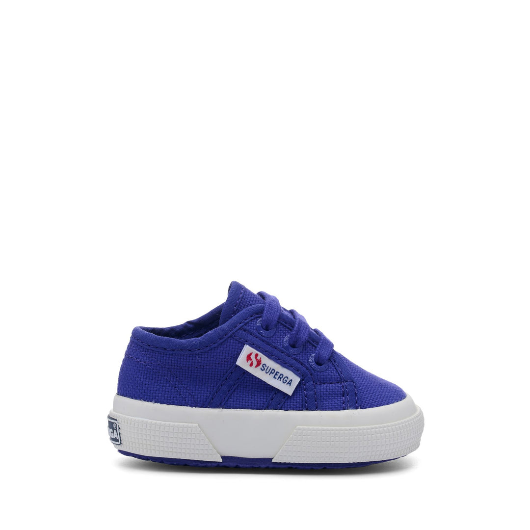 Klassische blaue Kinder-Sneaker mit Obermaterial aus Baumwolle 01