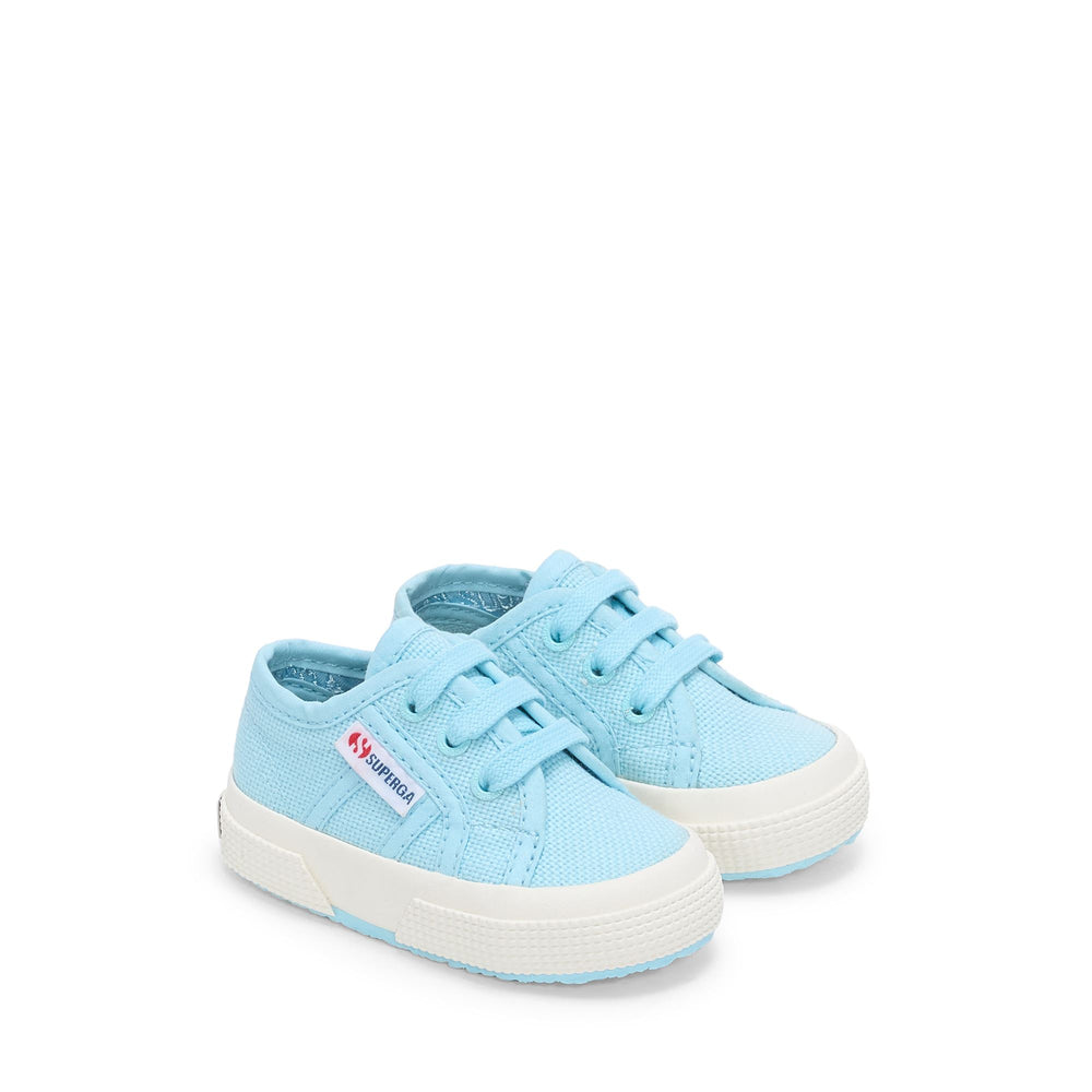 Klassische blaue Kinder-Sneaker mit Obermaterial aus Baumwolle 02