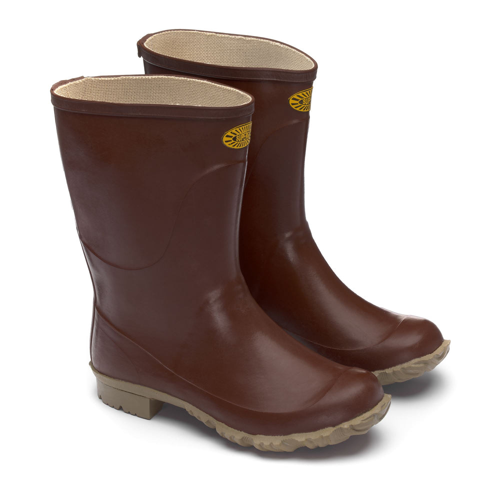 Hohe Gummistiefel Unisex Farbe Braun 02