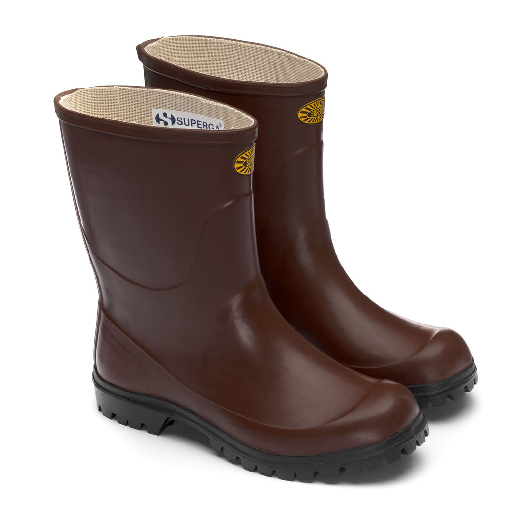 Hohe Gummistiefel Unisex Farbe Braun main