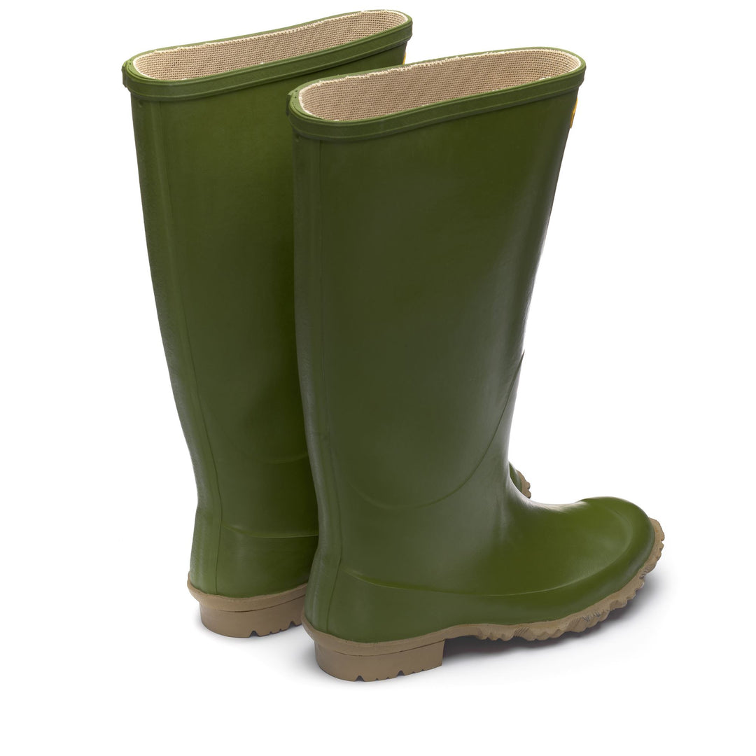 Hohe Gummistiefel Unisex Olivgrün main