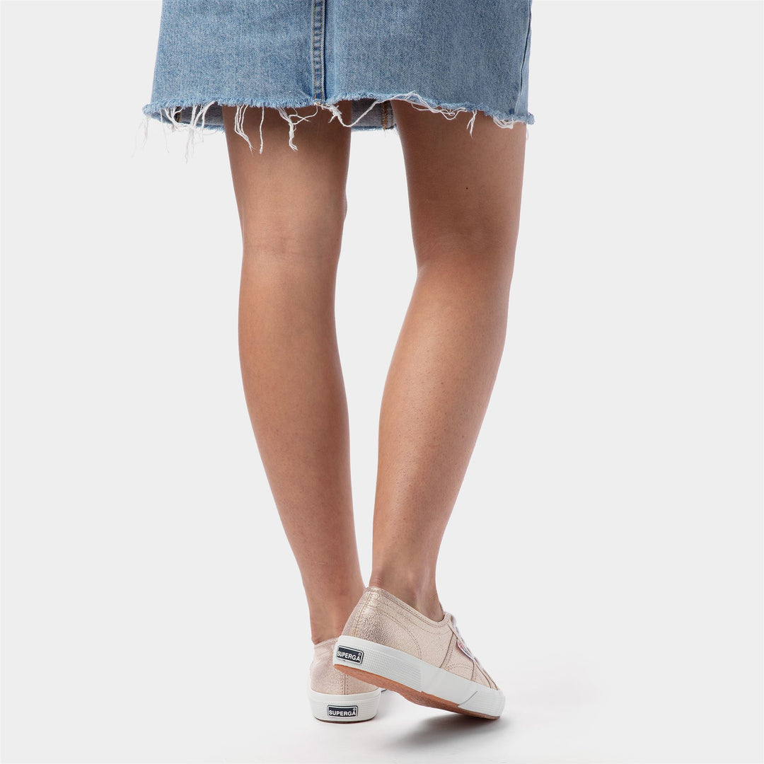 Klassische Rose-Sneaker für Damen mit Obermaterial aus Baumwolle main