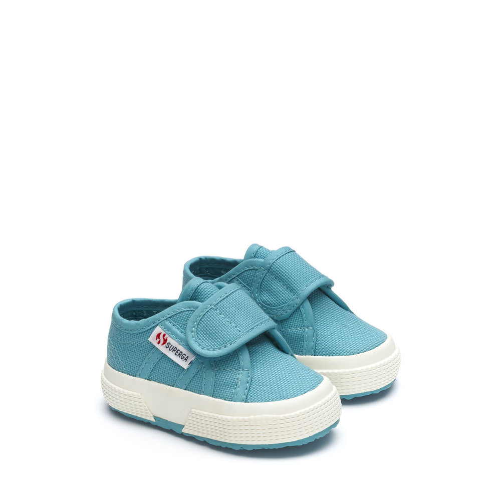 Kinder-Sneaker in Blau mit Obermaterial aus Baumwolle 02
