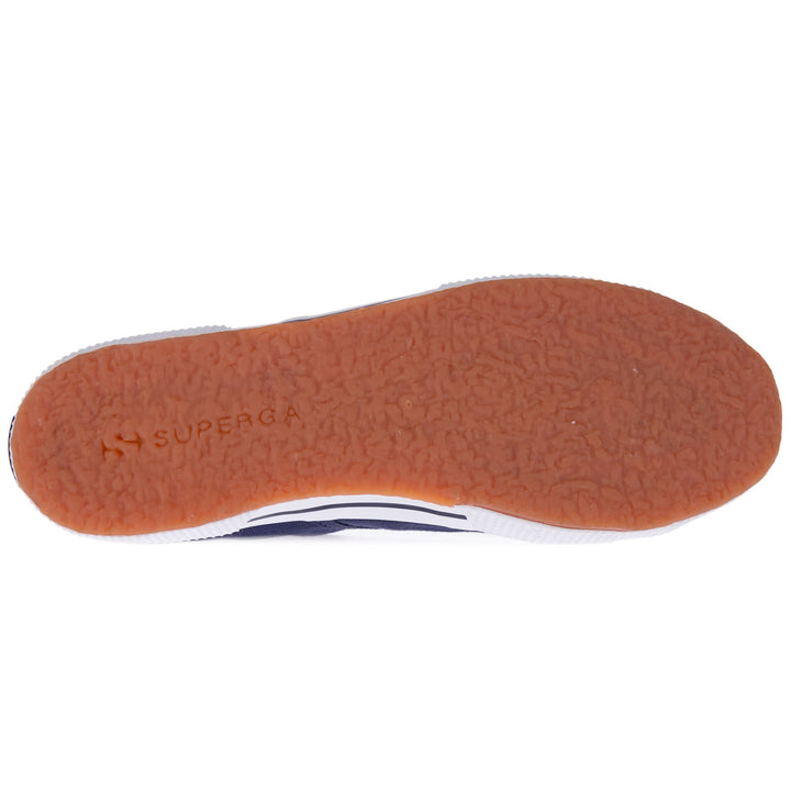 Blaue Low Cut Sneakers mit Obermaterial aus Baumwolle 6