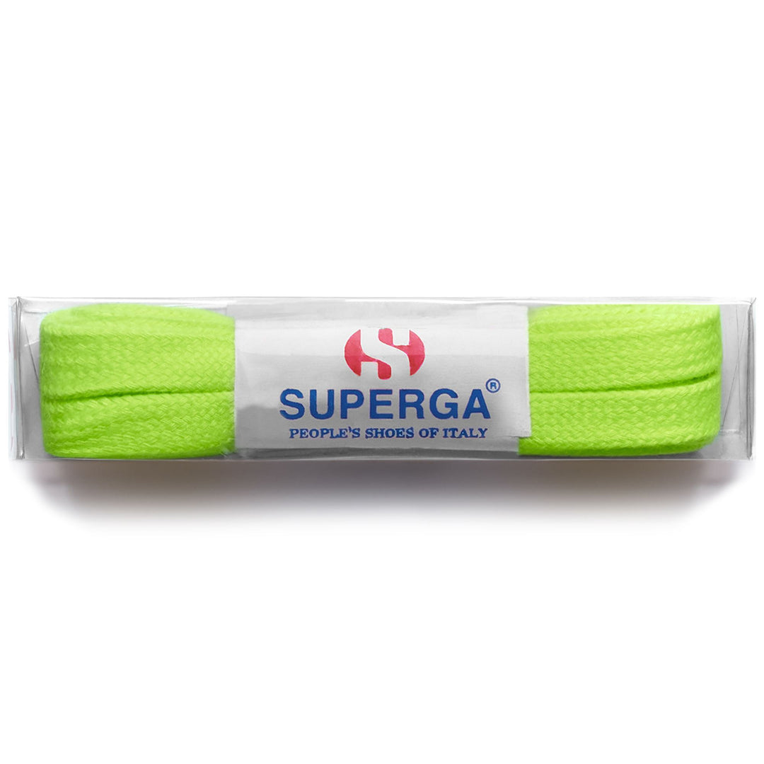 Unisex Total Yellow Fluo Schnürsenkel mit Baumwolle 01