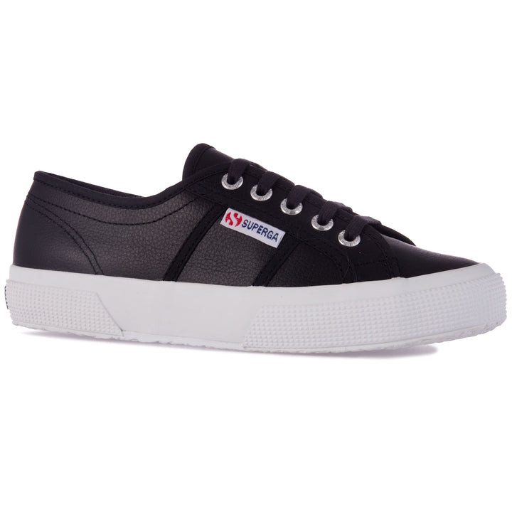 Schwarze Unisex-Sneaker mit Obermaterial aus Leder 7