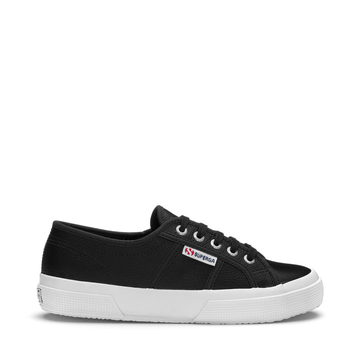Schwarze Unisex-Sneaker mit Obermaterial aus Leder 1