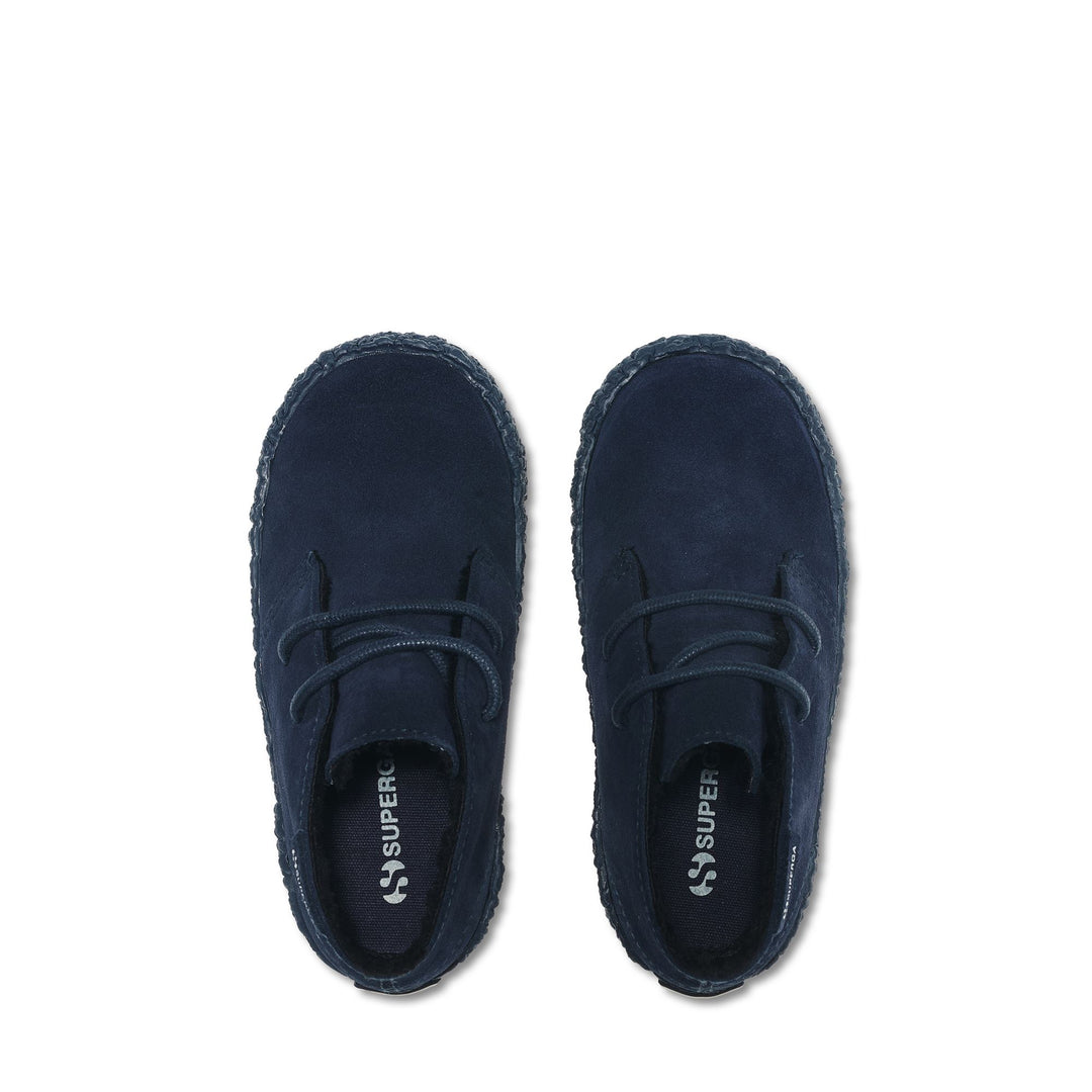 Blaue Stiefeletten für Jungen mit Obermaterial aus Wildleder main