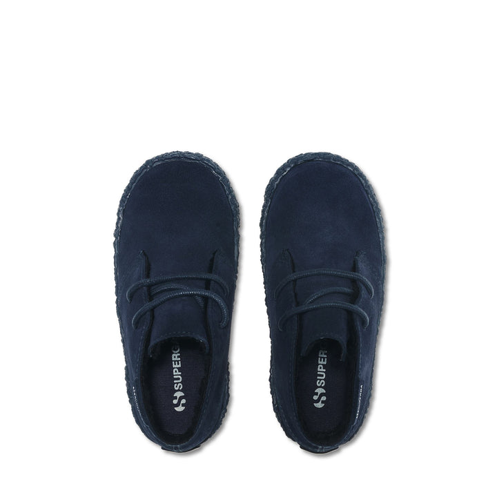 Blaue Stiefeletten für Jungen mit Obermaterial aus Wildleder 4