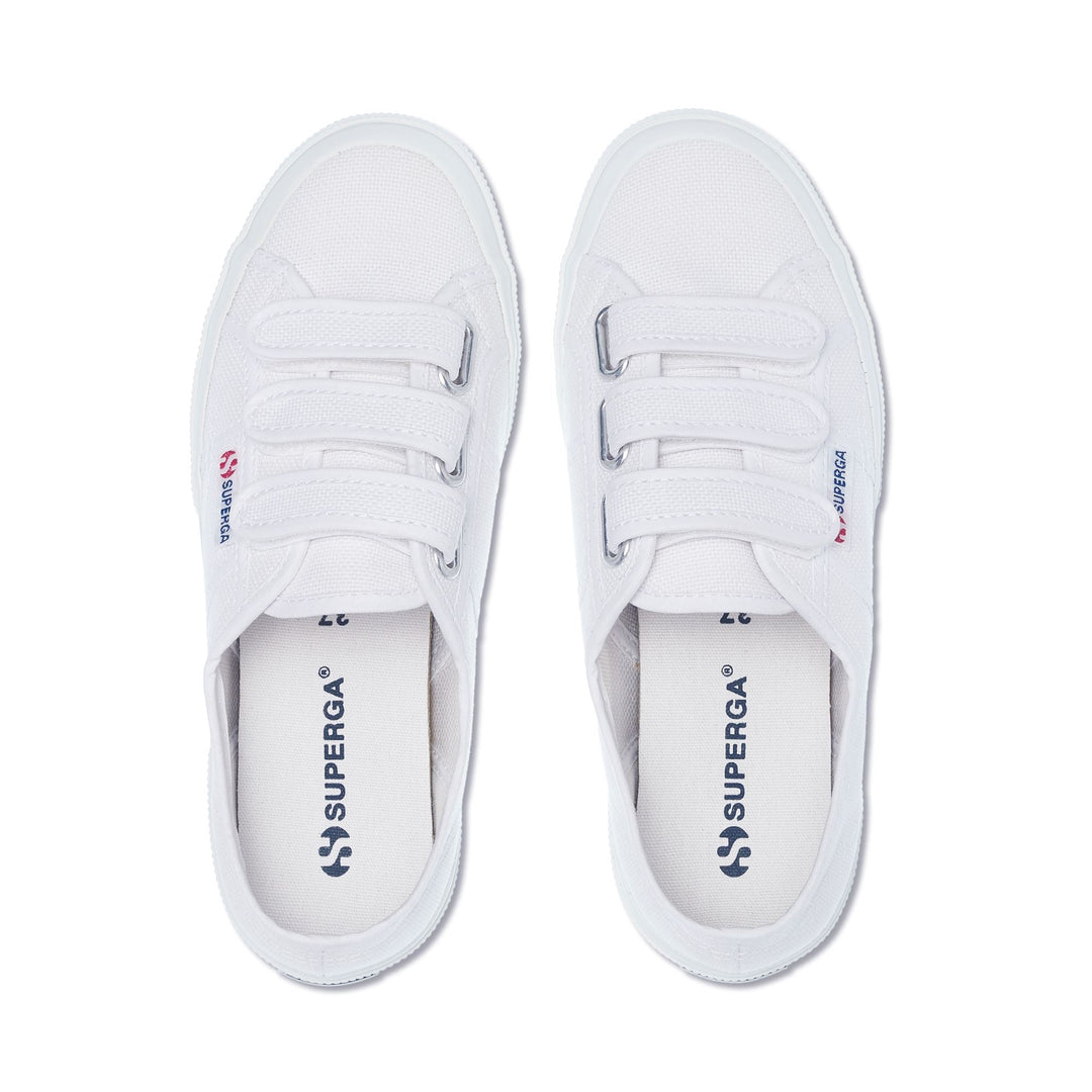Sneakers bianche unisex con tomaia in cotone main