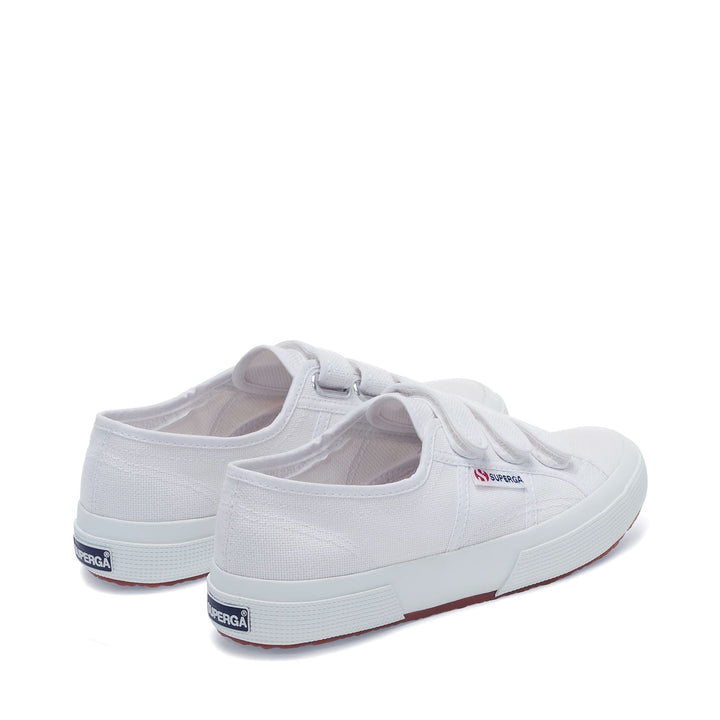 Sneakers bianche unisex con tomaia in cotone 3