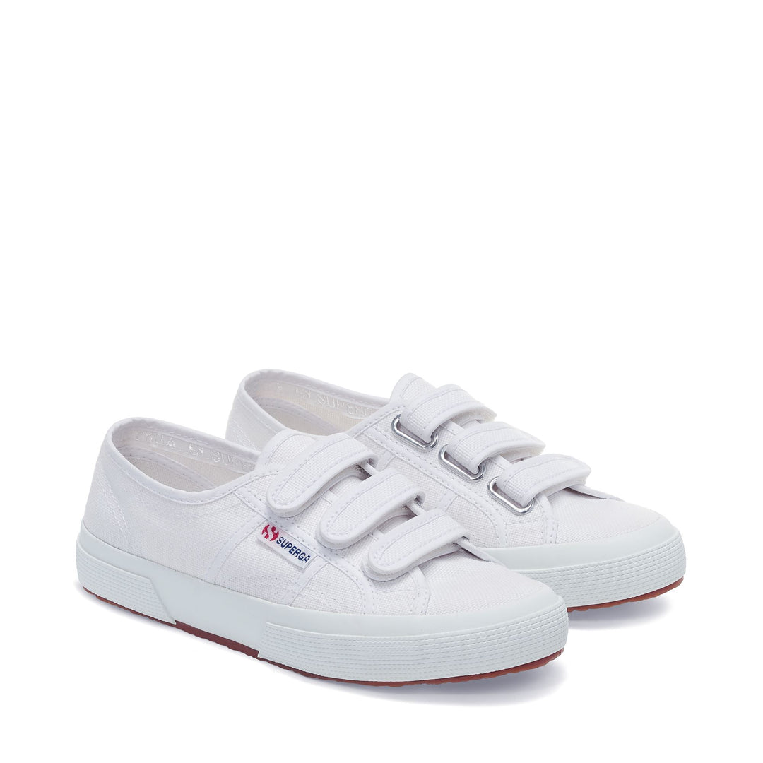 Sneakers bianche unisex con tomaia in cotone main
