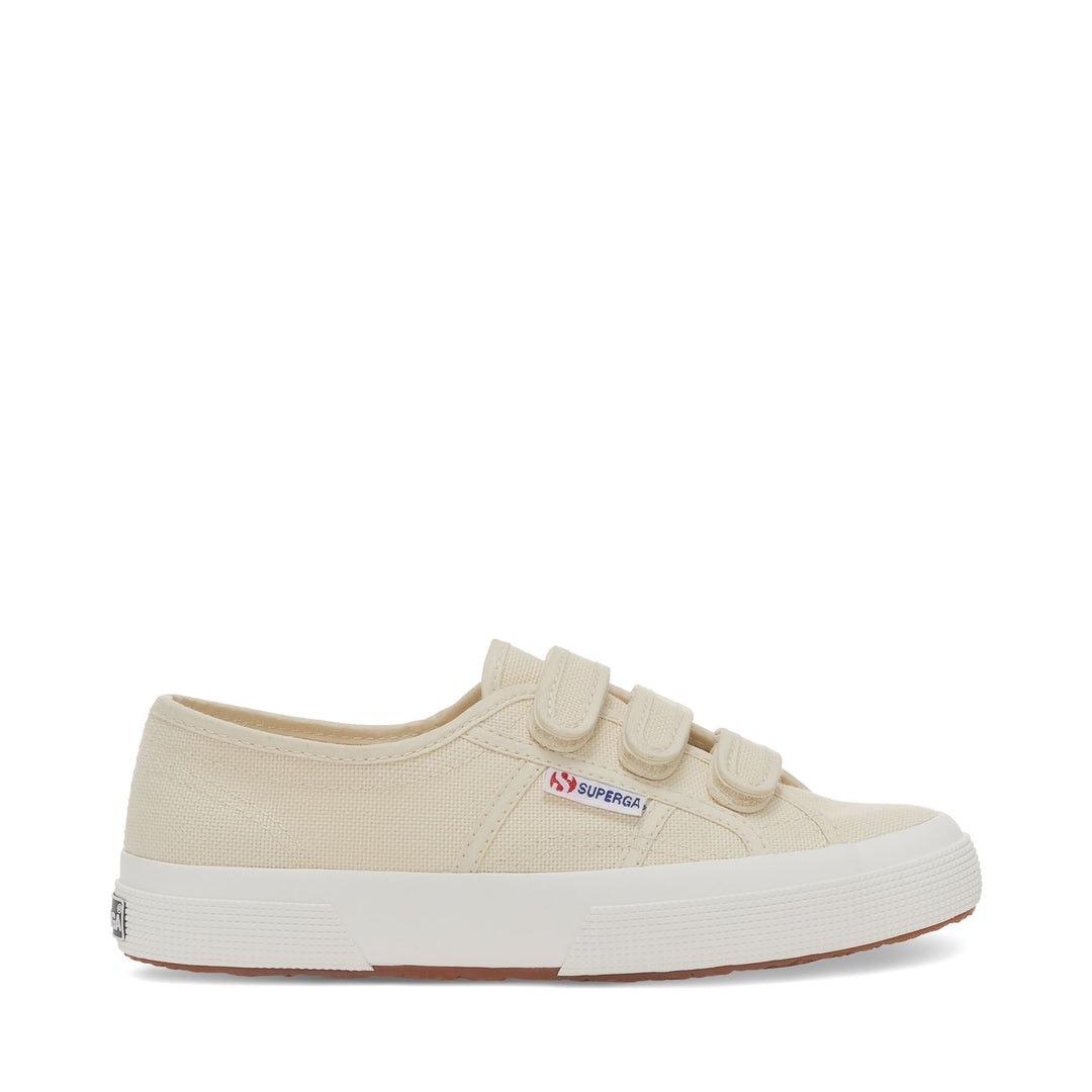 Beige Unisex-Sneaker mit Obermaterial aus Baumwolle 01