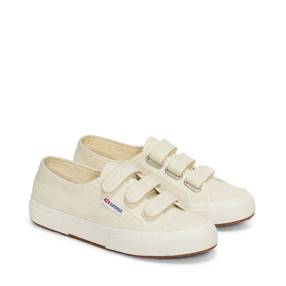 Zapatillas unisex beige con parte superior de algodón 02