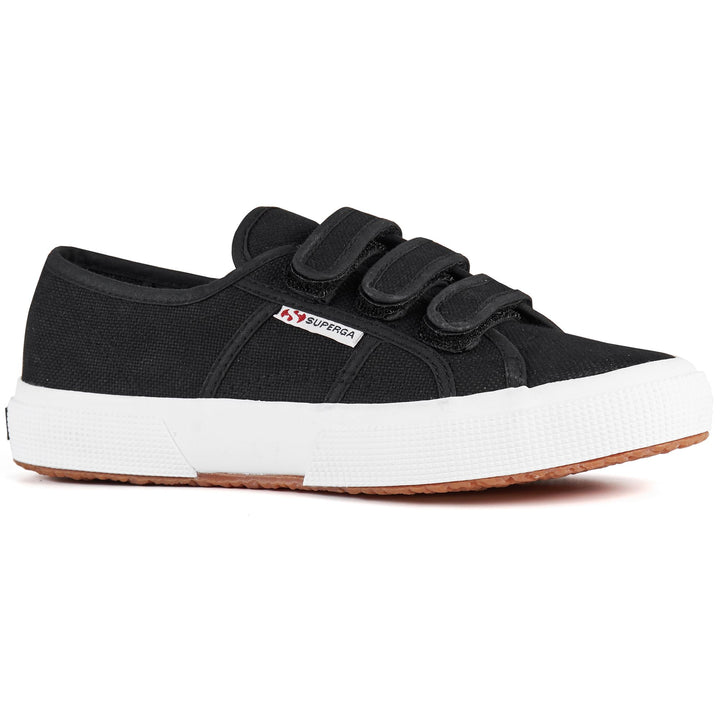Sneakers unisex nere con tomaia in cotone 7