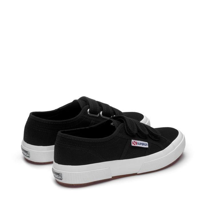 Sneakers unisex nere con tomaia in cotone 3
